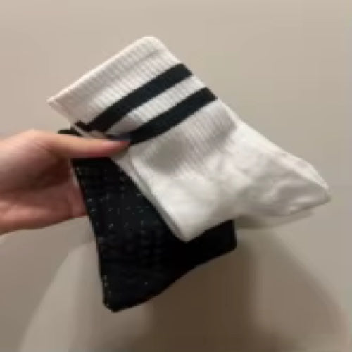 Calze Gravity bianco e nero