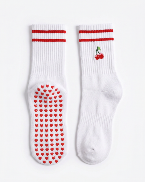 gravity grip socks – cherry lady