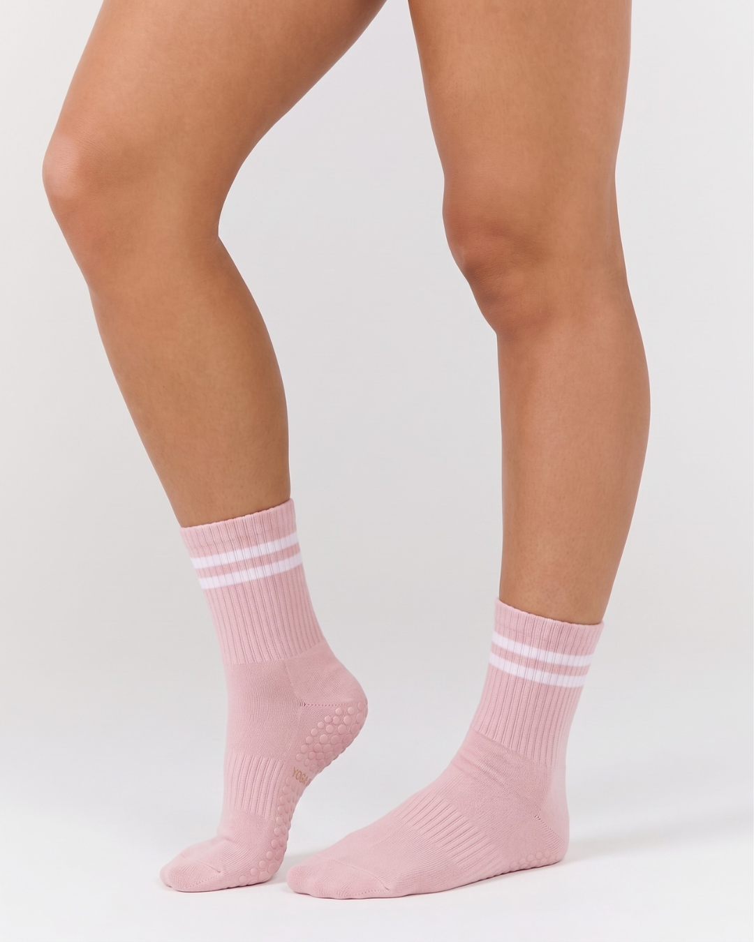 gravity grip socks – rosa confetto
